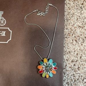 Brighton flower necklace